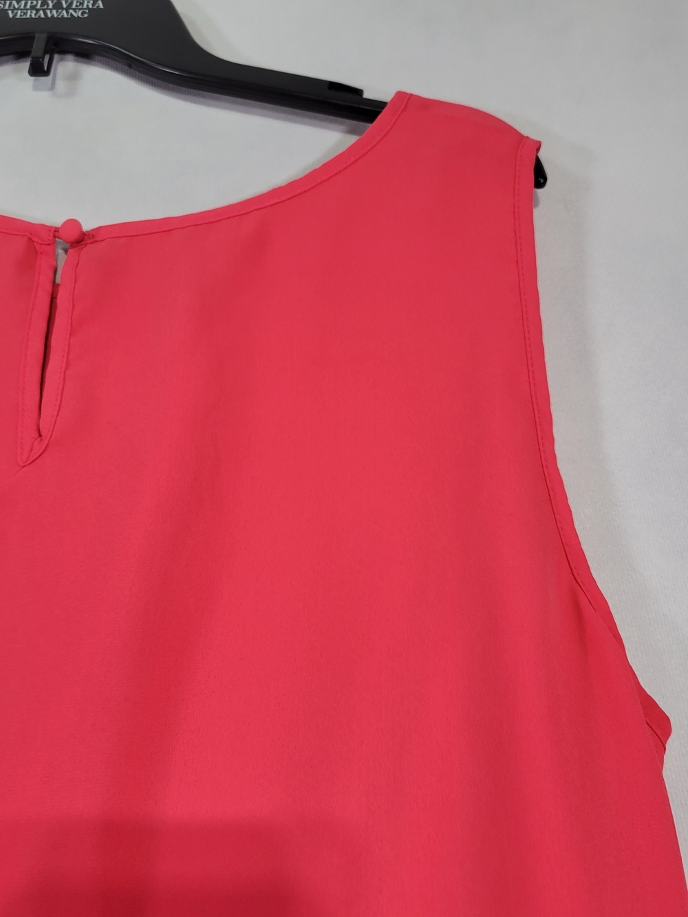 Cable & Gauge Bright Coral Pink Blouse - Picture 9 of 11